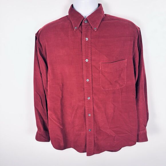 Banana Republic Fine Wale Corduroy Shirt Button Shirt Mens Heritage Casual M - Picture 2 of 9